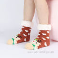 Women Lounge Slipper Socks With Sherpa Lining